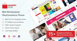 Shoppystore 多用途 Elementor Woocommerce Wordpress 主题（15+ 主页和 3 种移动布局）
